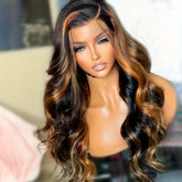 Perruque Brésilienne Body Wave HD Lace  Highlight 1B30